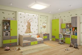 Детская комната Пуговка в Крутинке - krutinka.katalogmebeli.com | фото