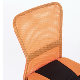 Кресло компактное BRABIX Smart MG-313 (черный, оранжевый) в Крутинке - krutinka.katalogmebeli.com | фото 4