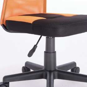 Кресло компактное BRABIX Smart MG-313 (черный, оранжевый) в Крутинке - krutinka.katalogmebeli.com | фото 5