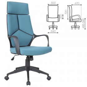 Кресло офисное BRABIX Prime EX-515 (голубая ткань) в Крутинке - krutinka.katalogmebeli.com | фото