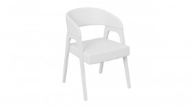Кресло «Техас 1» (Белый матовый/Экокожа Белый №66) в Крутинке - krutinka.katalogmebeli.com | фото