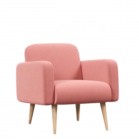 Уилбер ЛД.306010.000 Кресло (Светло-розовый, ткань UNI IDEA 1031) в Крутинке - krutinka.katalogmebeli.com | фото 2