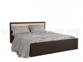 Кровать 1,6 Фиеста (Венге/Дуб беленый) в Крутинке - krutinka.katalogmebeli.com | фото