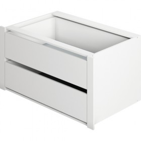 Модуль с ящиками для шкафа 600 Белый снег в Крутинке - krutinka.katalogmebeli.com | фото