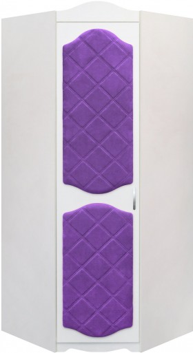 Шкаф угловой Иллюзия 32 Фиолетовый в Крутинке - krutinka.katalogmebeli.com | фото