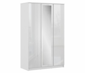 Шкаф 3-х дверный СБ-2493 Медея (Белый/Белый глянец) в Крутинке - krutinka.katalogmebeli.com | фото
