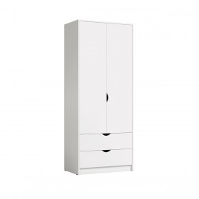 Шкаф для одежды 13.327 Уна (Белый) в Крутинке - krutinka.katalogmebeli.com | фото