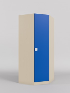 Шкаф угловой (угловая секция) Скай (Синий/корпус Клен) в Крутинке - krutinka.katalogmebeli.com | фото