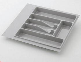 Вкладыш для кухонных принадлежностей, серый, Volpato 300 мм в Крутинке - krutinka.katalogmebeli.com | фото